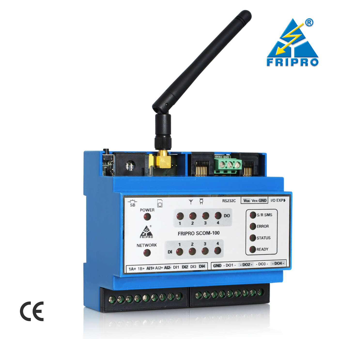 Kommunikationsmodul für Alarmmeldung, Fernsteuerung und Überwachung FRIPRO SCOM-100